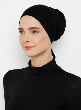 Women Jersey Tie Back Hijab Undercap Islamic underscarf Cap Op Bonnet Under  Scar