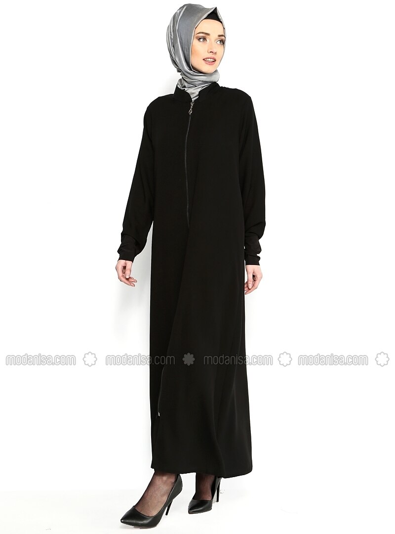 abaya - black - modanaz