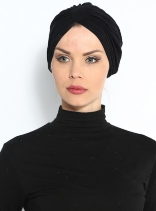 V Indian Instant Hijab Black Instant Scarf