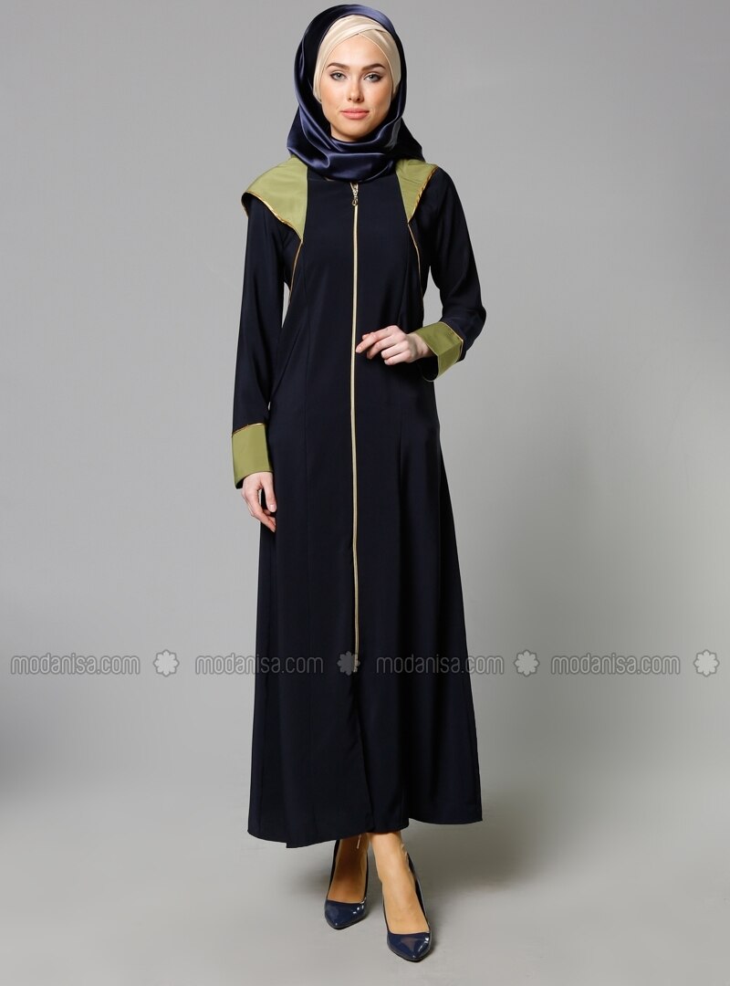 abaya- dark blue / green - mervin