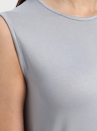 sleeveless Tunic - Gray
