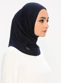 Sport Jersey Viscose Hijab Bone - Navy Blue