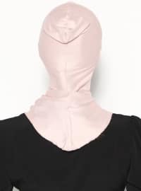 Hijab Undercap With Neck Collar Powder