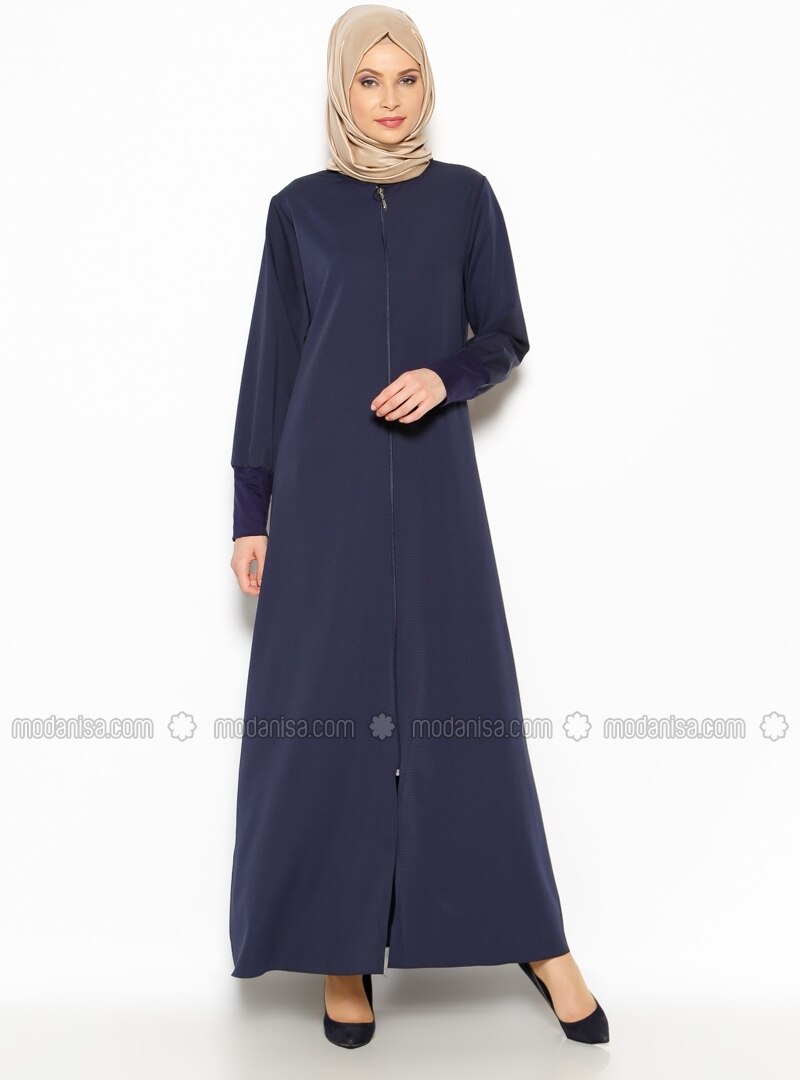 abaya - navy blue - modanaz