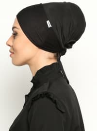 Black - Lace up - Bonnet