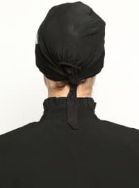 Black - Lace up - Bonnet