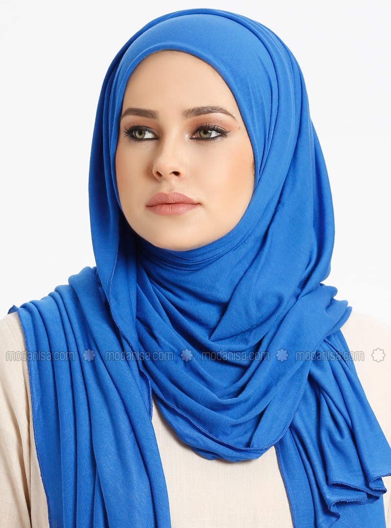 navy blue cotton scarf