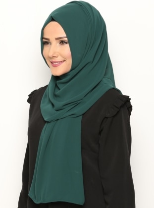 Alya Shawl - Emerald - Argite Esarp