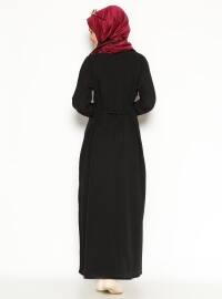 Şile Nakışlı Elbise Kumaşı - Siyah - Çıkrıkçı