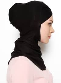 Big Hijab Cross Undercap Black