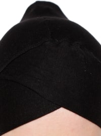 Big Hijab Cross Undercap Black