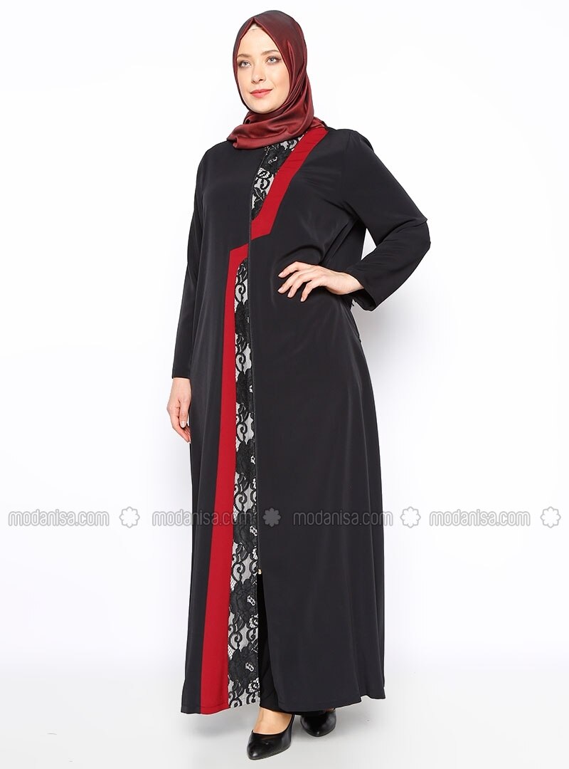 size abaya - black - ginezza