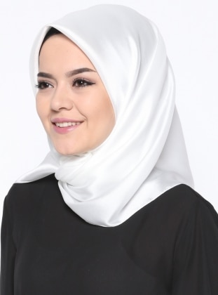 Crystal Scarf White