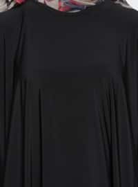 Bat Sleeve Dress Black