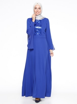 Saxe - Crew neck - Fully Lined - Dress - Armine