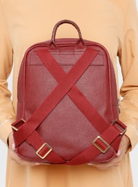 Maroon - Backpack - Bag