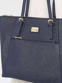 Navy Blue - Satchel - Bag