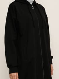 Black - Unlined - Topcoat