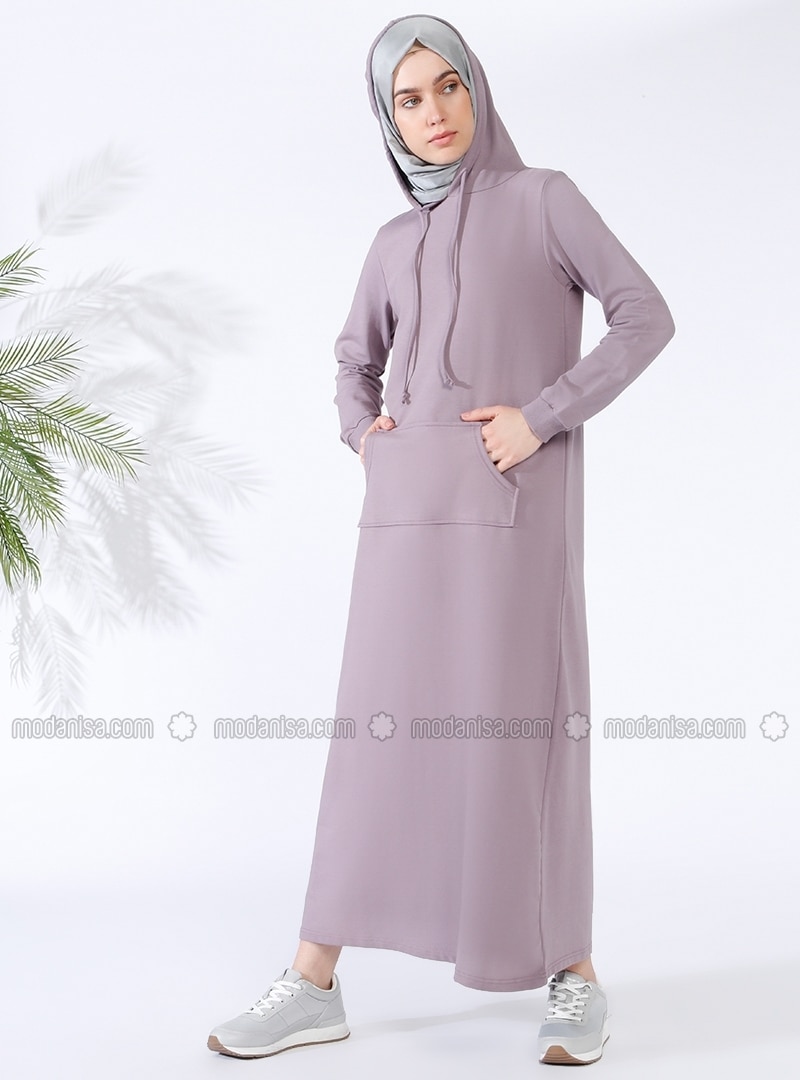 Purple - Unlined - Dresses