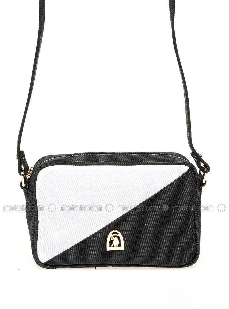 black satchel crossbody bag