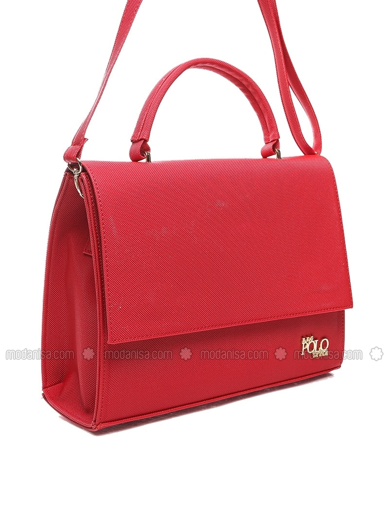 red polo bag