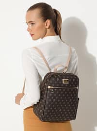 Brown - Backpack - Bag