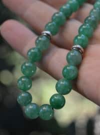 Aventurine Natural Stone Rosary (Luck)