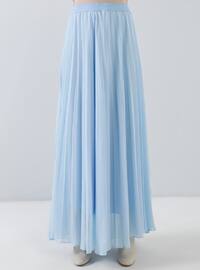 Blue - Fully Lined - Skirt