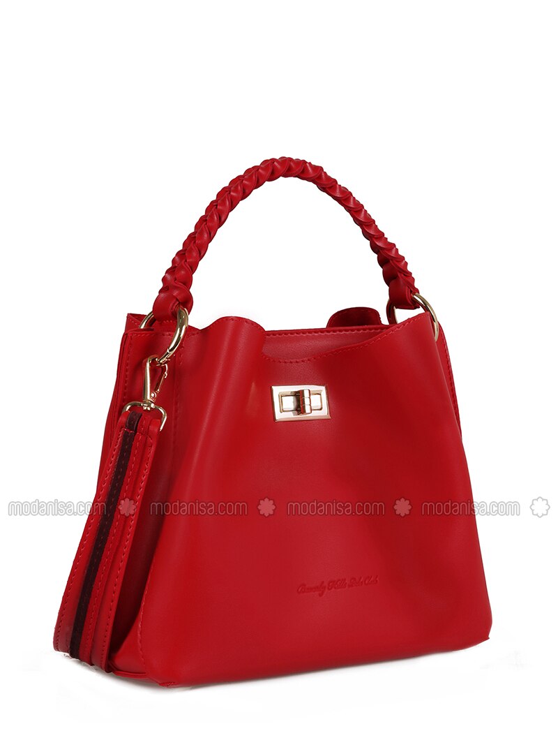 red polo bag