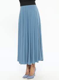 Blue - Unlined - Skirt