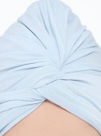 Turban Undercap Baby Blue Instant Scarf