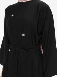 Pearl Modest Dress Black