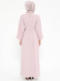 Bead Embroidered Modest Dress Lila