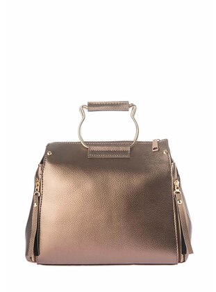 Copper color - Brown - Shoulder Bags - Housebags