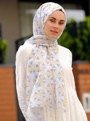 Multi - Printed - Shawl - Şalevi