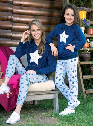 Çocuk Pijama Takımı - Lacivert - ANIL Ürün Resmi