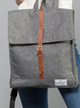 Gray - Backpacks - Fudela