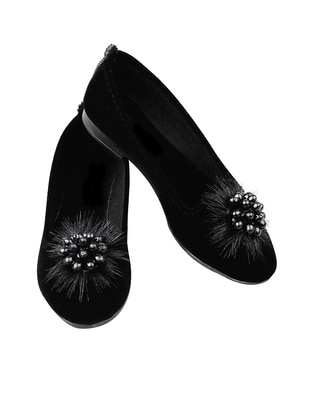 Black - Flat - Flat Shoes - Renkli Butik