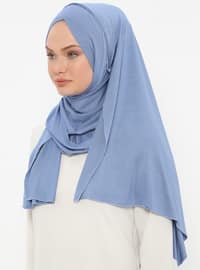 Practical Cross Shawl Blue Instant Scarf