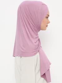 Purple - Lilac - Plain - Pinless - Instant Scarf