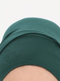 Emerald - Plain - Pinless - Instant Scarf