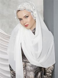 White - Lace - Shawl