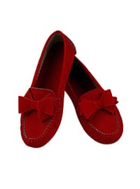 Flat Shoes Red