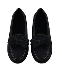 Loafer Flat Shoes Black