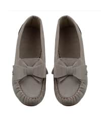 Loafer Flat Shoes Mink