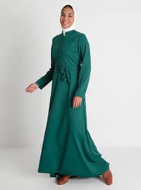 Emerald - Crew neck - Unlined - Dress