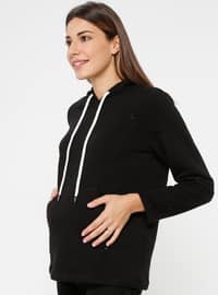 Black - Maternity Blouses Shirts