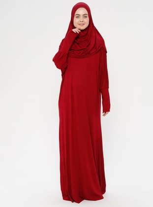 Red - Unlined - Prayer Clothes - Hal-i Niyaz