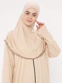 Beige - Unlined - Prayer Clothes - Hal-i Niyaz