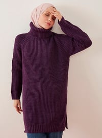Sweater Tunic Purple